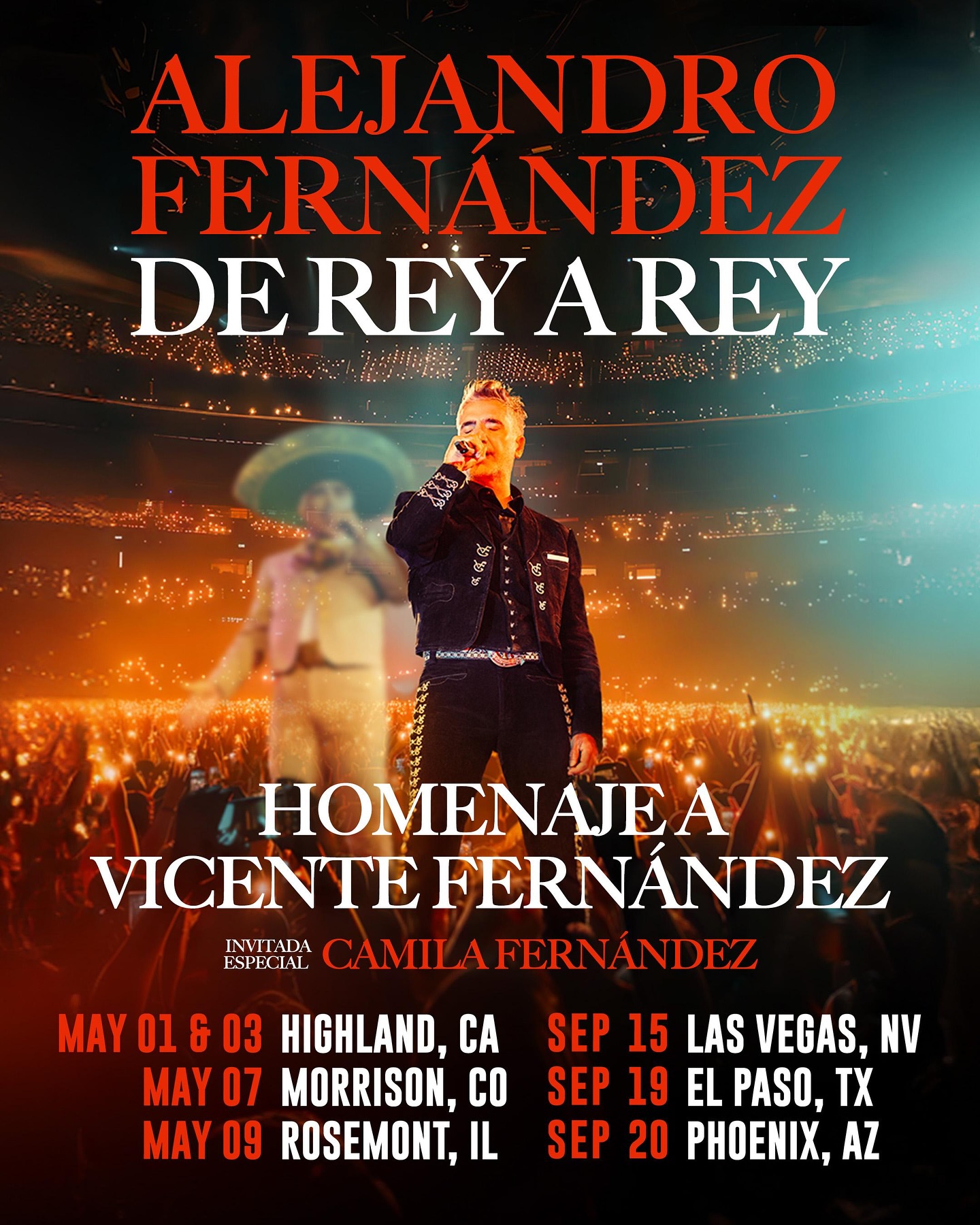 Camila Fernández De Rey a Rey Tour Poster 2026